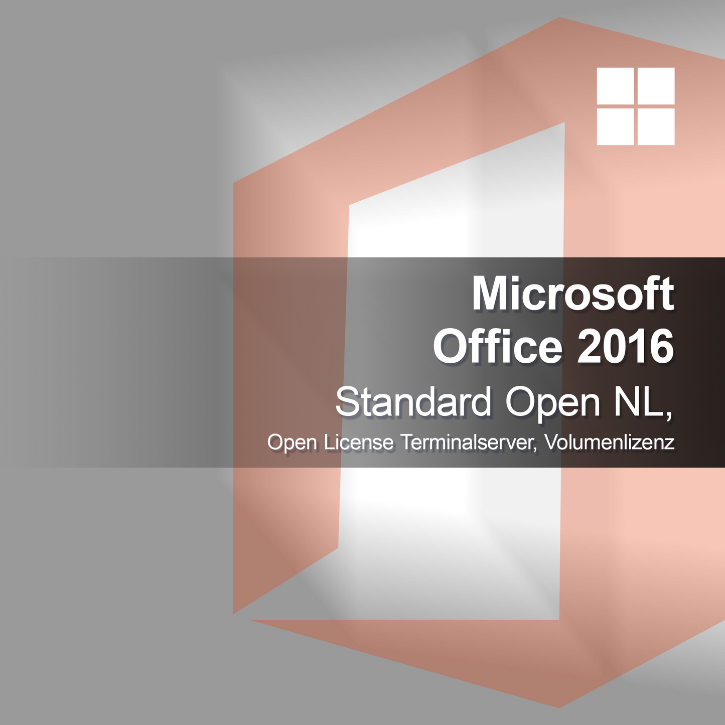 Microsoft Office 2016 Standard Open NL, Open License Terminalserver, Volymlicens
