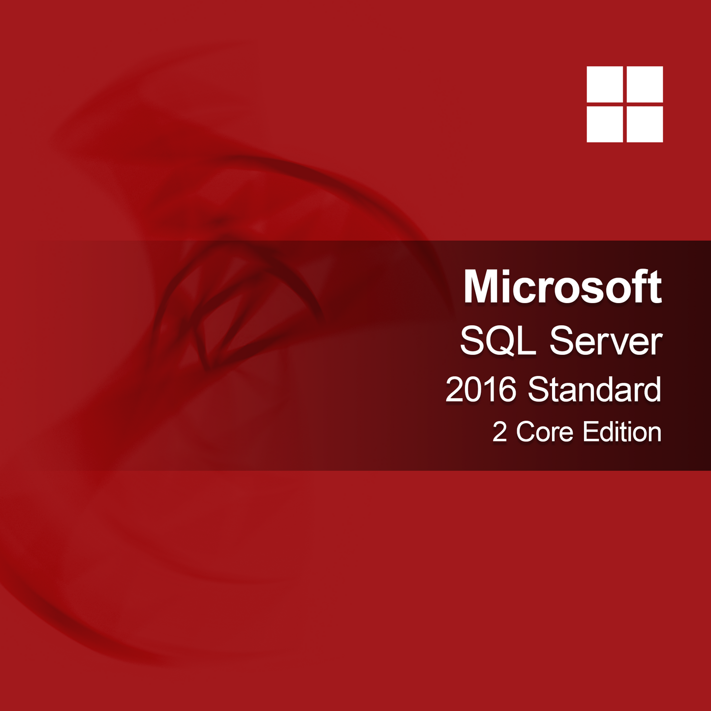 Microsoft SQL Server 2016 Standard - 2 Core Editie