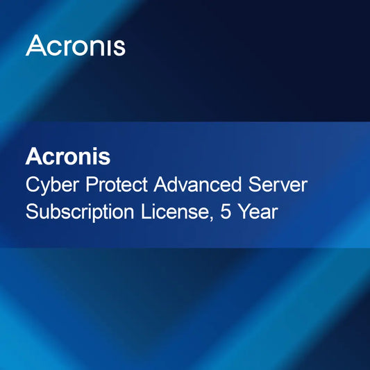 Licenza di abbonamento Acronis Cyber Protect Advanced Server, 5 anni