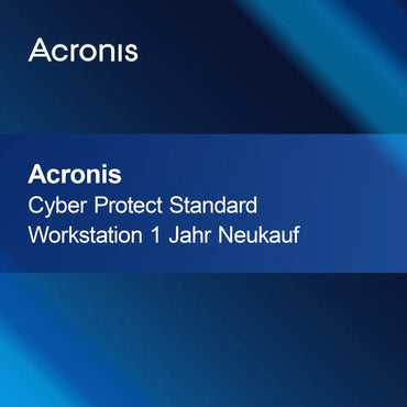 Acronis Cyber Protect Standard İş İstasyonu