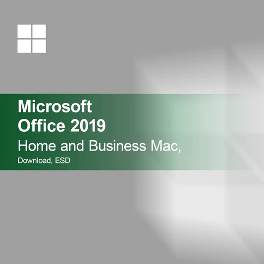 Microsoft Office 2019 Home and Business Mac, Nedladdning, ESD