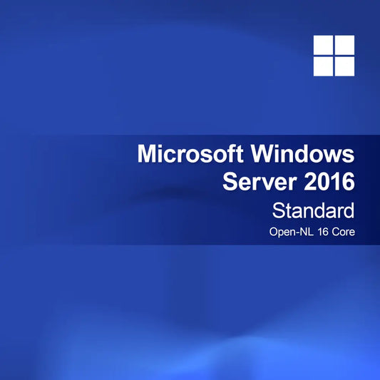 Microsoft Windows Server 2016 Standard Open-NL 16 Núcleos