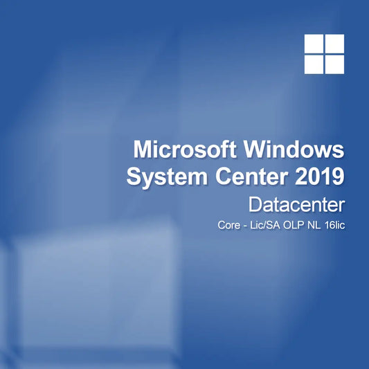 System Center 2019 Datacenter Core - Licenza/SA OLP NL 16 licenze