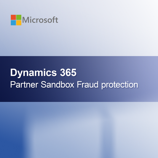 Dynamics 365 Partner Sandbox Ochrana proti podvodom