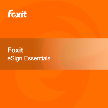 Foxit eSign Основи